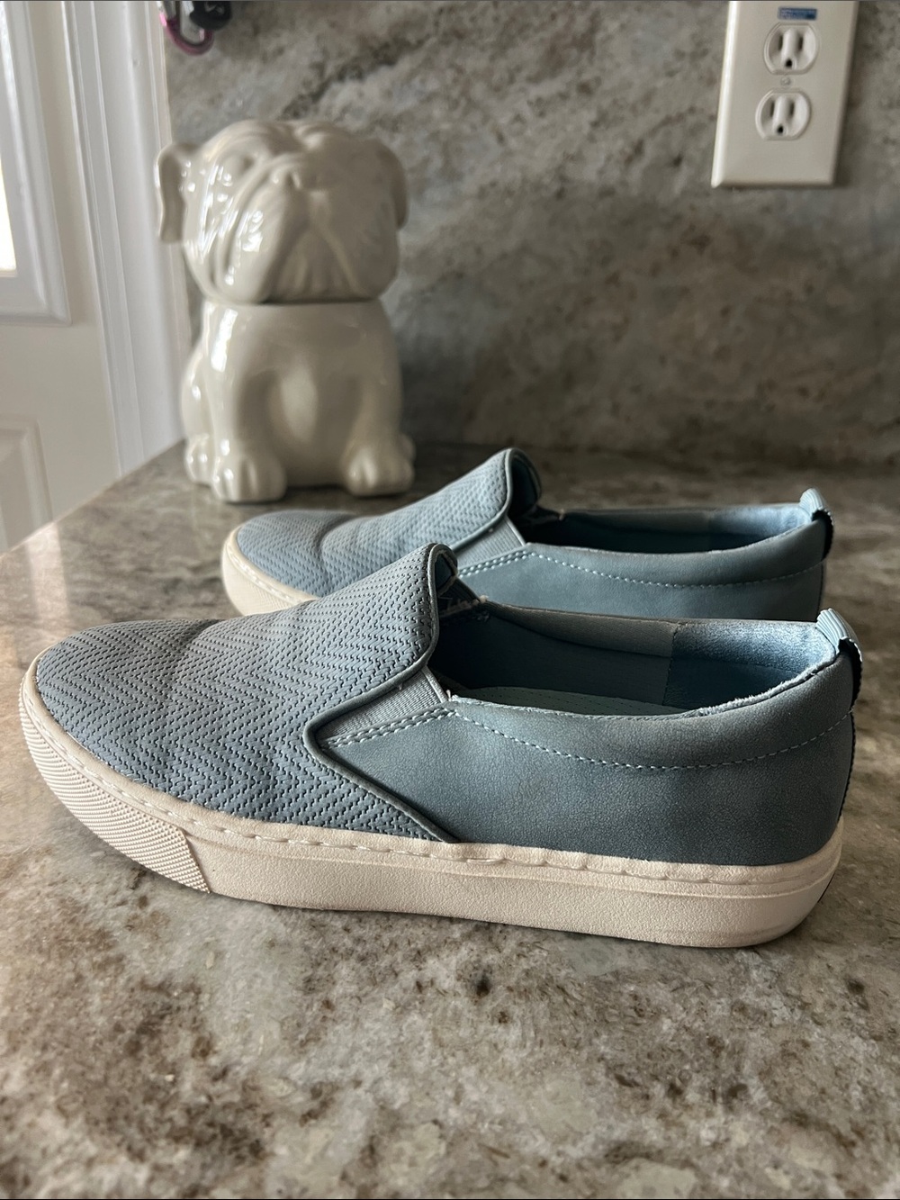 Dr. Scholls blue slip on sneakers - Picture 3 of 6
